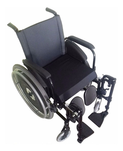 Cadeira De Rodas Aluminio Avd Pés Eleváveis 48 Cm Ortobras