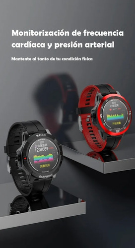 Reloj Inteligente Con Audífonos Bluetooth 2 En 1 N15
