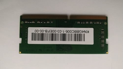Imagem 2 de 2 de Memoria Ram Ddr4 4gb 2666mhz Sodim Notebook Bacs