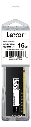 Memoria Ram Ddr4 16gb 3200mhz Lexar Blister !