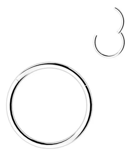 Pendiente De Aro De Titanio Piercing G23 Astm F136 Al Por