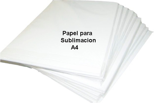 Papel De Sublimación 100 Hojas A4 Sublimar Y Disponemos  A3