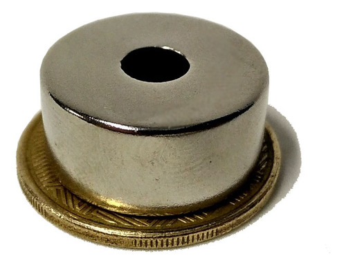 Imã De Neodímio Super Forte 22mm X 6,5mm X 10mm - 1pç N45