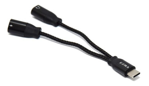 Adaptador Splitter Tipo-c Cargador Y Cable De Audio