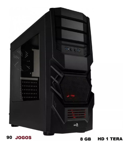 Cpu Gamer Barata 3.8 Ghz 8gb Hd 1 Tera +90 Jogos Video 2gb