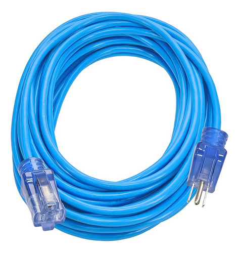 Cable Extension Sjtw Azul 50 Pie 14 3 Para Exterior Premium