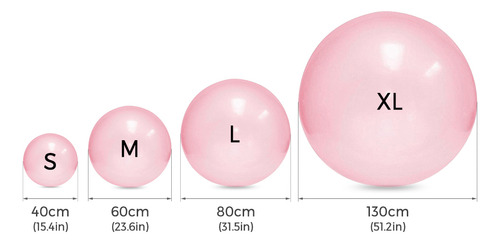 Bubble Ball Toy Beach Ball Balão Inflável Para Piscina E Jar