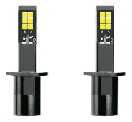 Bombilla Led Antiniebla H1, Ámbar Y Blanco, De Dos Colores,
