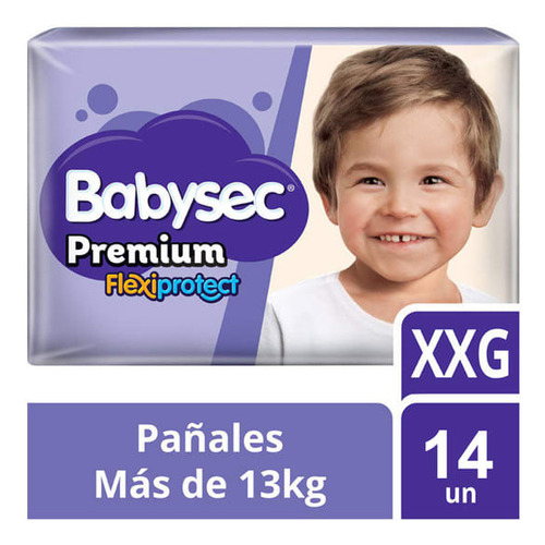 Pañales Babysec Talla Xxg 14 U.