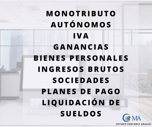 Contador Público Ri, Sociedades, Monotributo, Iibb, Iva