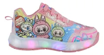 Comprar Tenis Niña La Bubu Luces Led Labubu The Monsters Antiderrapante Niñas Tenis Infantil