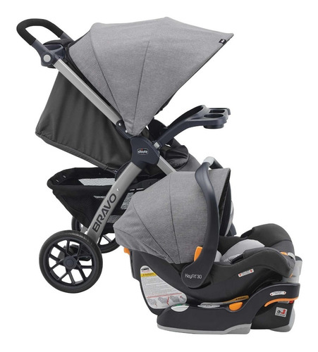 Imagen 2 de 9 de Chicco Coche Bravo Duo Con Huevito Keyfit Y Base Creciendo