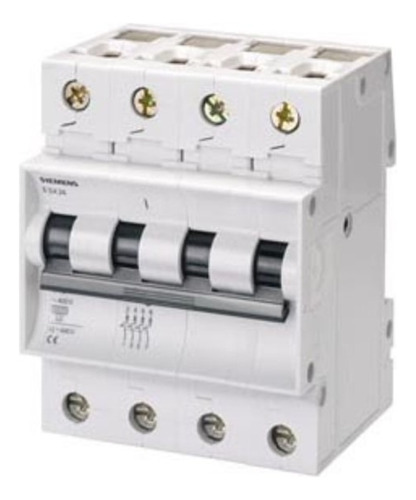 Interruptor Termomagnético Siemens 5sx26 4x50a 6ka