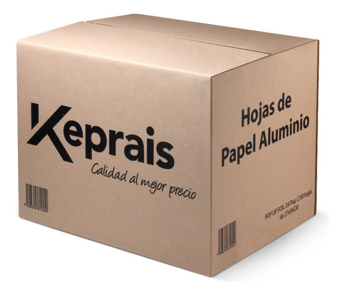 50 Hojas De Papel Aluminio (caja De 24 Piezas)
