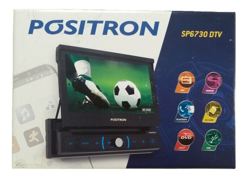 Dvd Positron Sp6730 Dtv Retratil Tv Digital Usb Espelhamento
