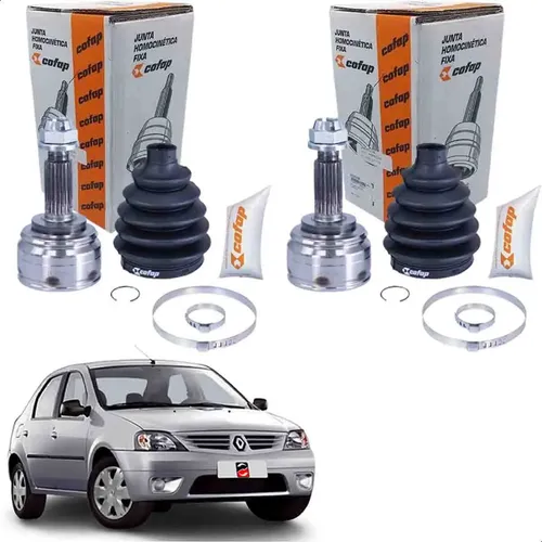 Par Homocinetica 21x23 Renault Logan Sandero 1.6 2007/2014