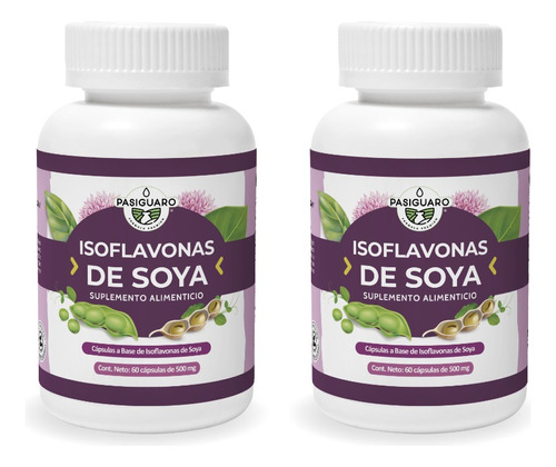 Isoflavonas De Soya 60 Caps De 500 Mg (duo Rinde 60 Días)