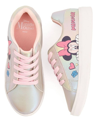 Sneakers Ve3669921 Minnie Mimi Mouse Flats Niñas