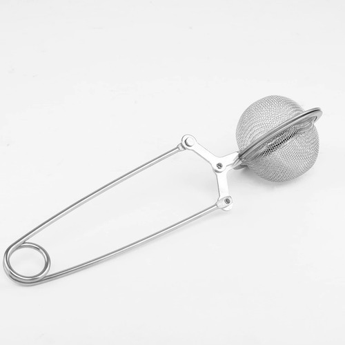 Imagen 2 de 6 de Filtro Colador Para Infusiones Pinza Té Mate Hierbas