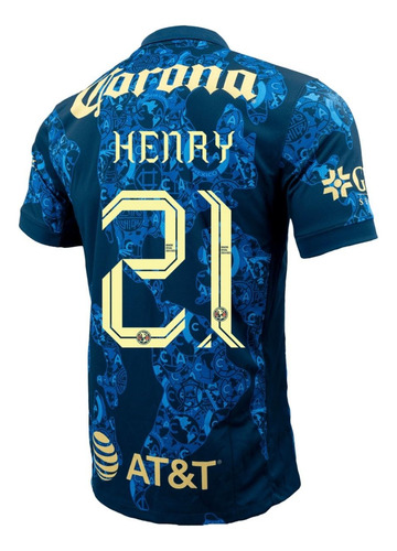 Jersey Visita Playera Henry 21 América 2024-2025