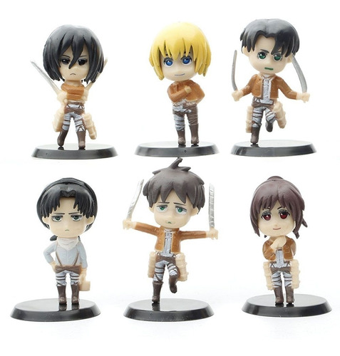 Shingeki No Kyojin Attack On Titan Colección Figura En Bolsa