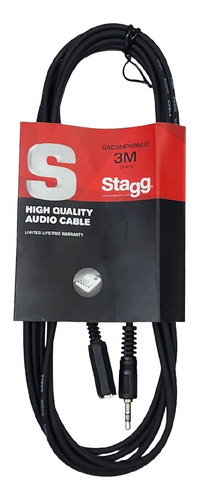 Cable Mini Plug Macho A Hembra Stagg Mini Plug Musicapilar