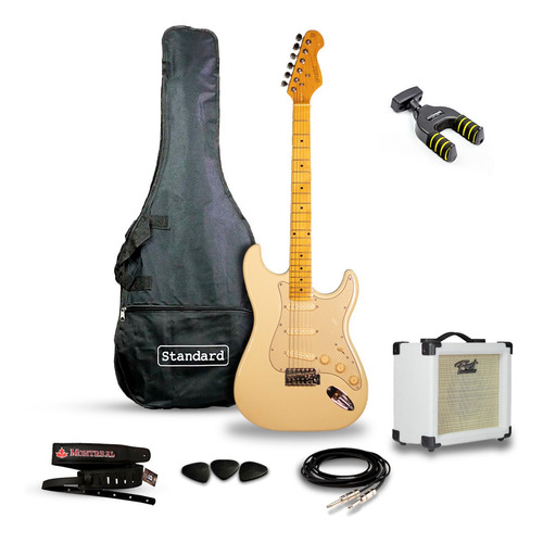 Kit Guitarra Stratocaster Vintage Phx St-2 Olympic White