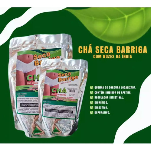 Remedio Seca Barriga Chá Com Nozes Regulador Intestinal