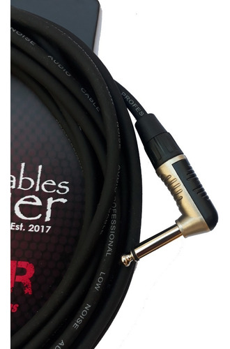 Imagen 3 de 3 de Cable Destroyer Amateur Conectores L L Cromados 6mts