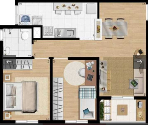 Imagem 12 de 14 de Apartamento Flex Iv Carapicuiba