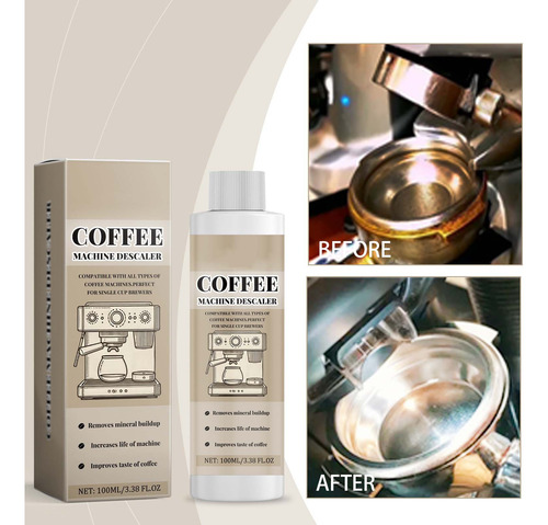 Limpador De Máquinas De Café, Descalcificação E Limpeza E Re