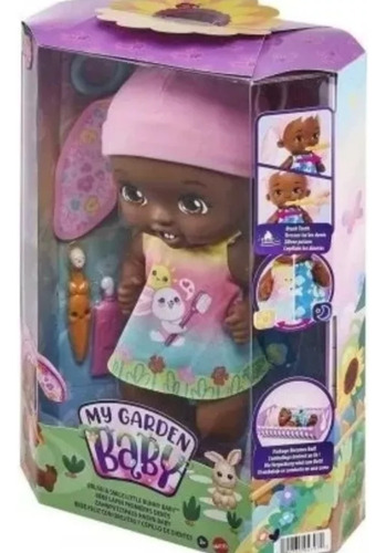 Muñeca Baby Garden Conejito Hora De Cepillar Los Dientes
