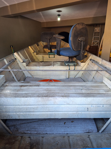 Barco De Alumínio 5 Metros Com Motor E Carreta