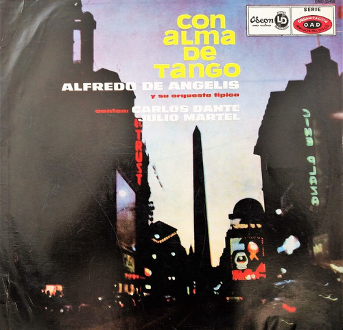 Alfredo De Angelis - Con Alma De Tango Lp 