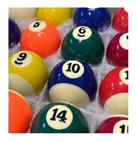 Jogo Bolas De Bilhar Sinuca Numeradas 52mm Snooker - Billiard - Bolas de  Sinuca / Bilhar - Magazine Luiza