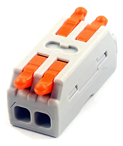 30 Pçs Conector Emenda Derivação 2x2 Fio Alavanca 1 À 2,5mm