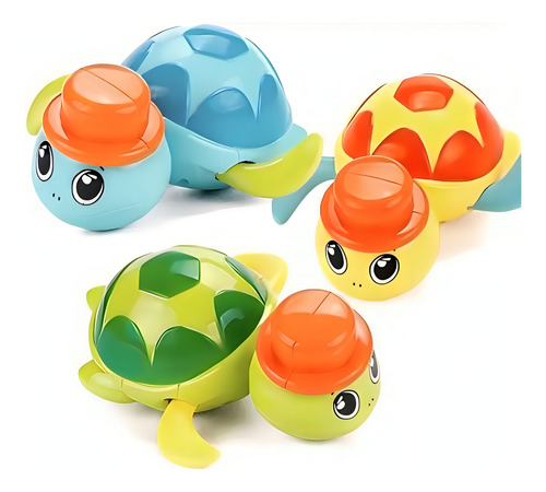 Bichinho Para Banho Tartaruga Bebe Sortido Cbs0174 Castela