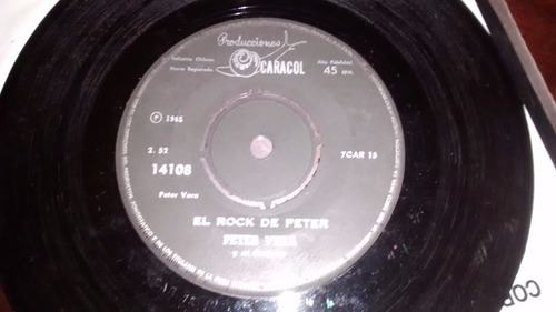 Vinilo Single De Peter Vera -el Rock De Petter ( P170