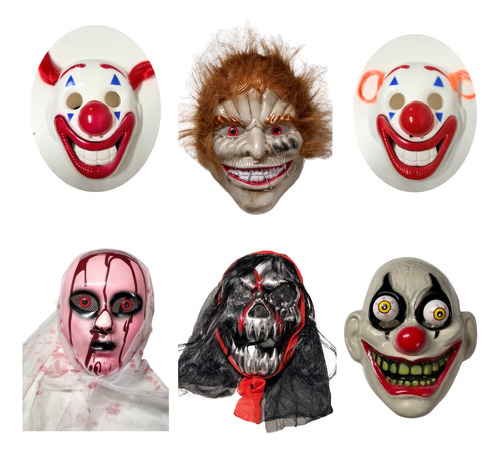 Pack De 10 Máscaras Envío Gratis Halloween Surtidas