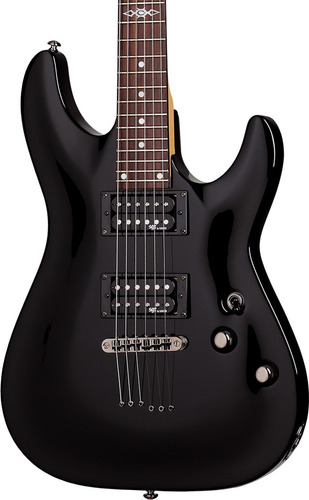 Sgr By Schcter C1 Blk Guitarra Electrica Negra 24 Trastes