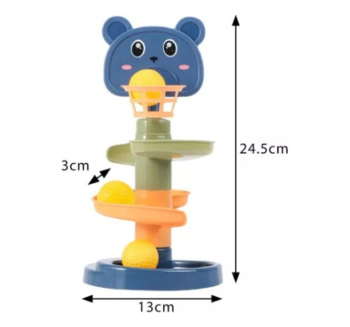 Juguete Didactico Laberinto Tobogan Pelotas Bebe Infantil