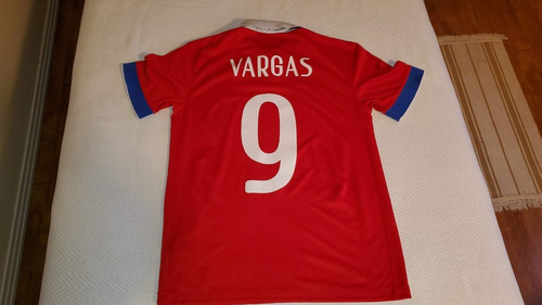 Imagen 6 de 10 de Camiseta Selección Chilena 2015 - Eduardo Vargas - M