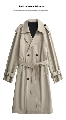 Chaqueta Casual De Otoño Con Gabardina Mediana A La Moda Par