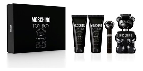 Conjunto de perfumes masculinos Moschino Toy Boy para pai, volume unitário de 100 ml