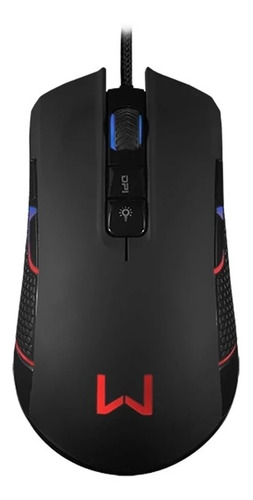 Mouse Gamer Rgb Perseus Preto Warrior - Mo275