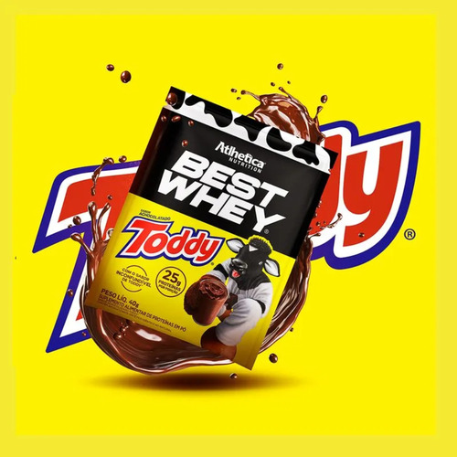 Best Whey Toddy 15 Sachês De 40g - Atlhetica