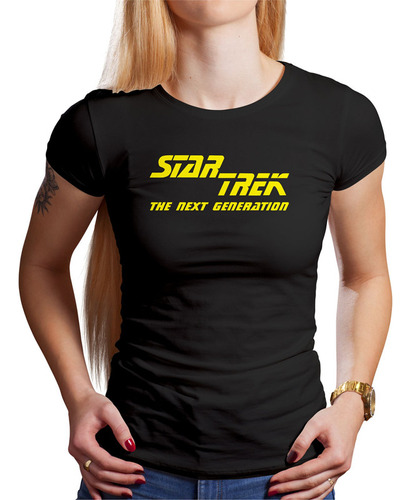 Polo Dama Star Trek Logo (d1357 Boleto.store)