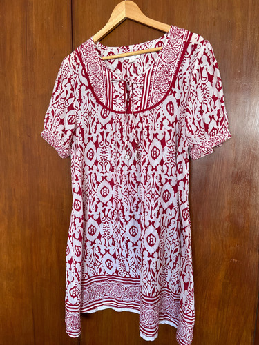 Vestido Algodón Talle L Origen India (Usado)