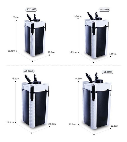 Filtro Externo Atman 3337s Para Acuarios Y Paisajes (Usado)