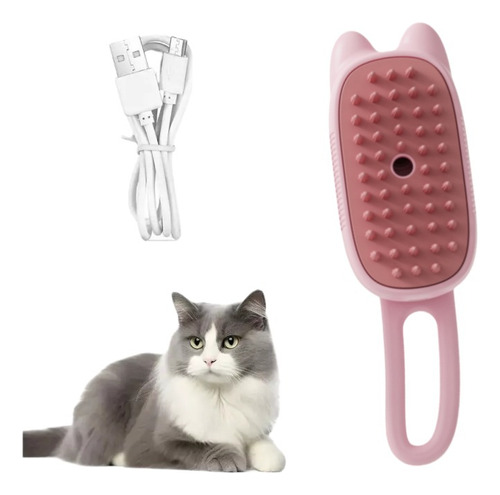 Cepillo De Vapor 3 En 1 Para Perros - Steam Cat Brush R